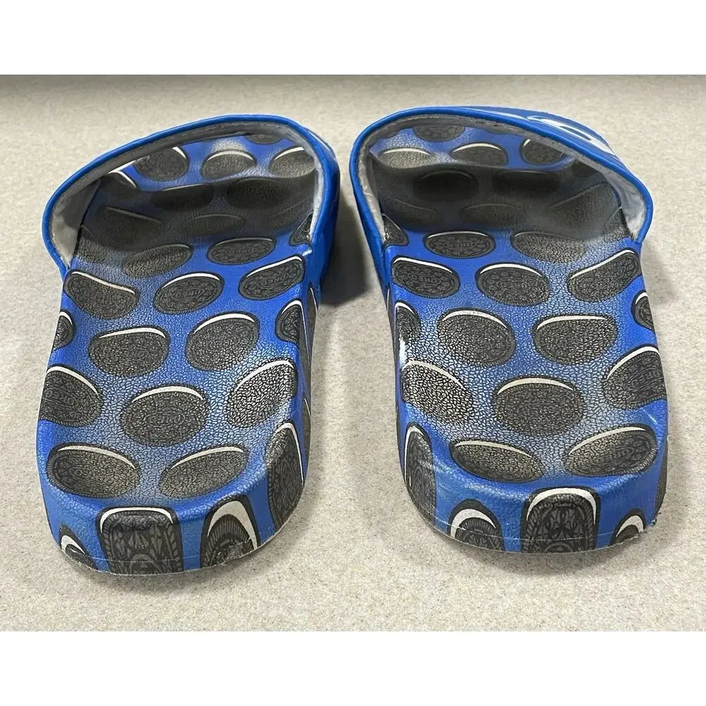 Oreo Cookie Slide Sandals Size XL -Limited Edition All Over Cookie Print -Summer